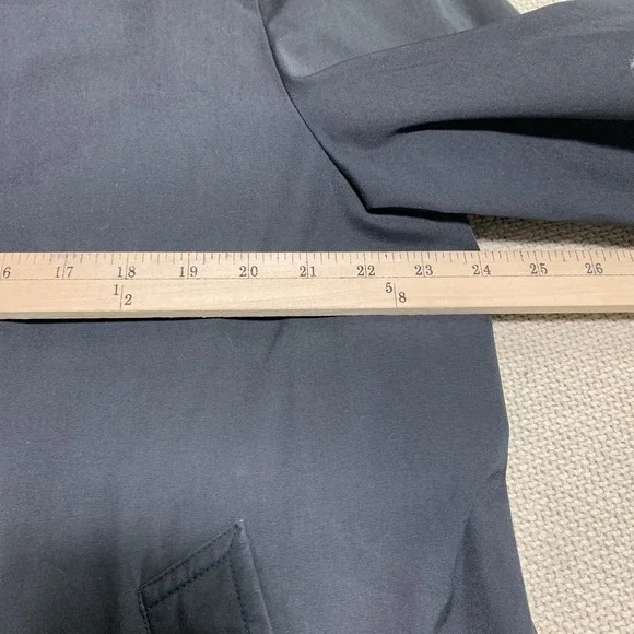 London Fog Maincoats Trench Men's Size 40 Reg Black Removable Liner VTG No Hood - Picture 6 of 6